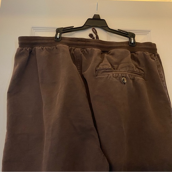 Crazy Shirts Hawaii XL Root Beer Dyed Canton Pants Kliban Cat Embroidery Casual - Picture 10 of 16